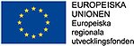 EUs regionala utvecklingsfond logo